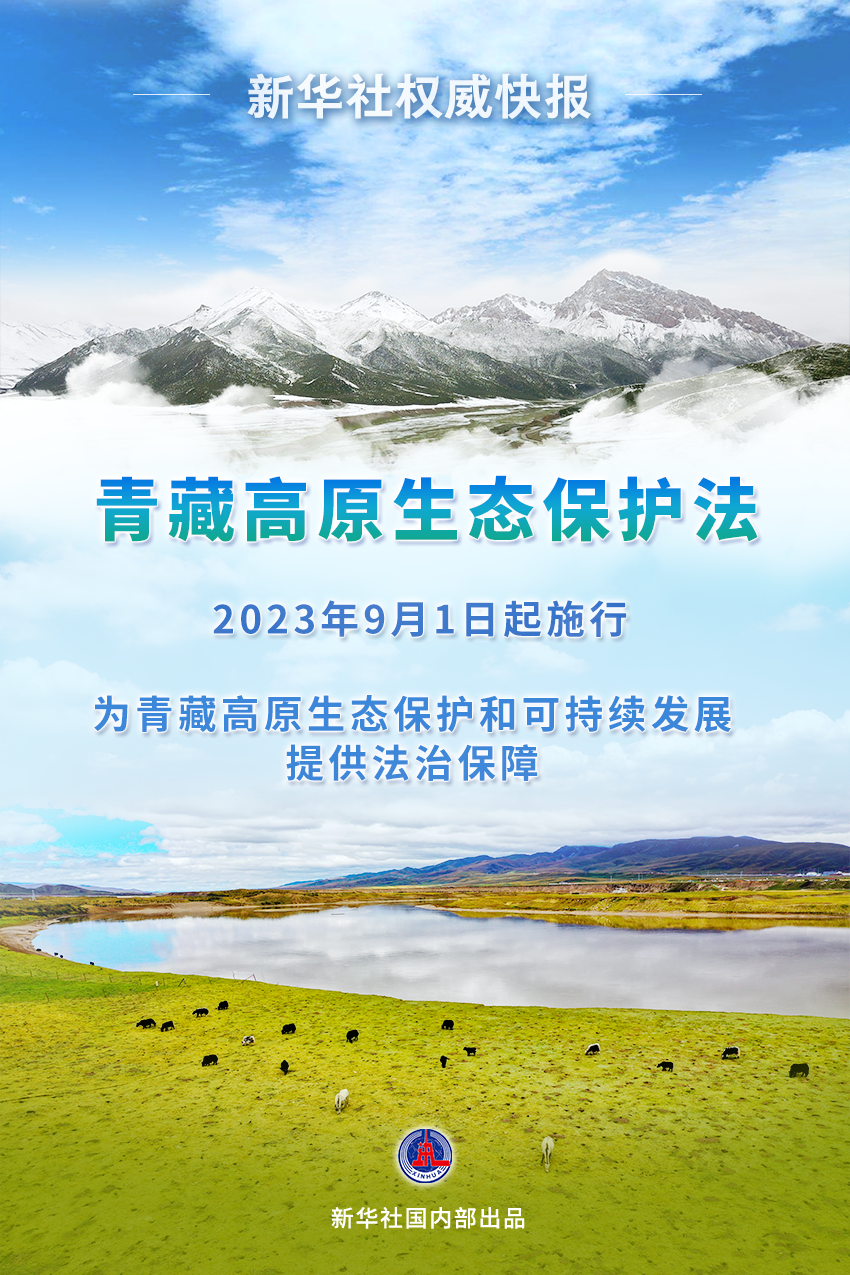 青藏高原生态保护法今起实施！